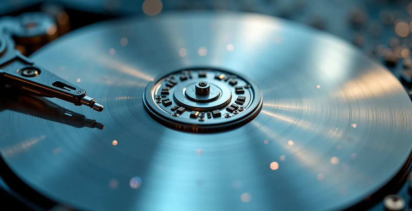 Abstract visualization of data being protected through multiple backup layers